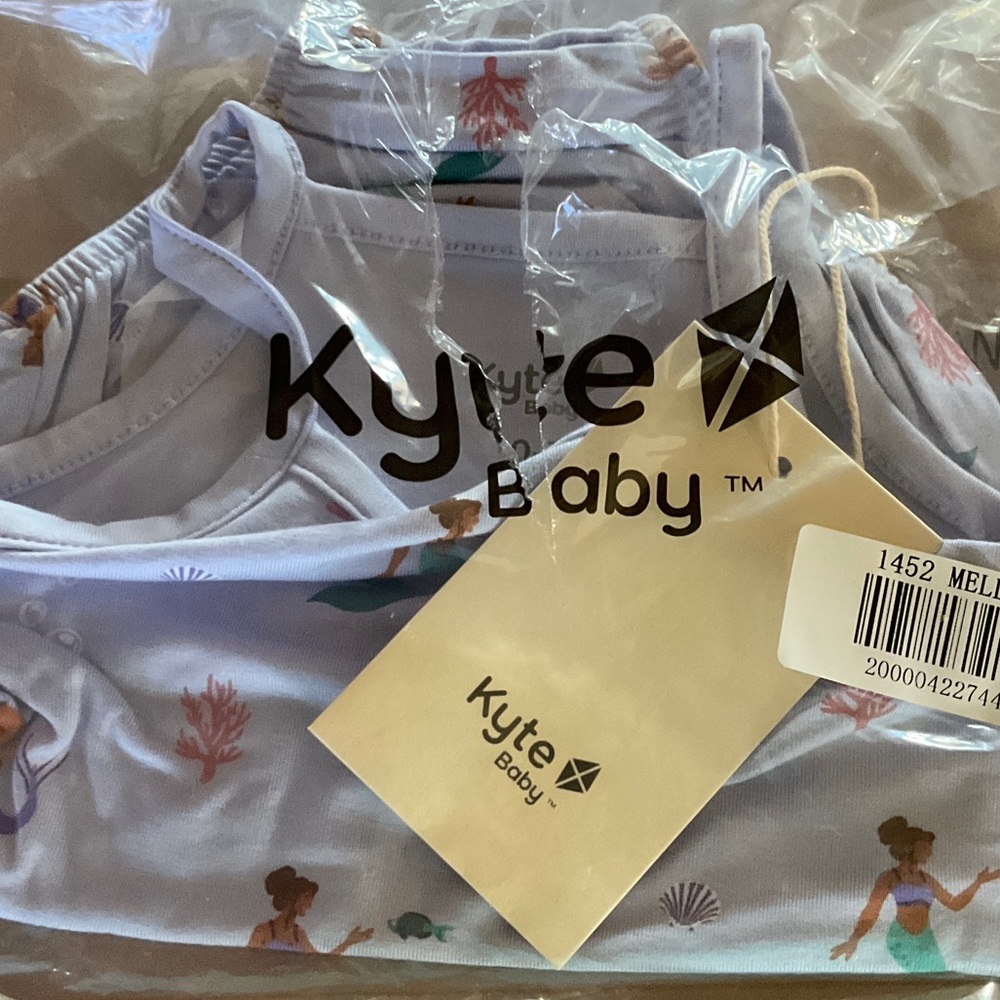 Kyte BABY Lavender Mermaid Onesie